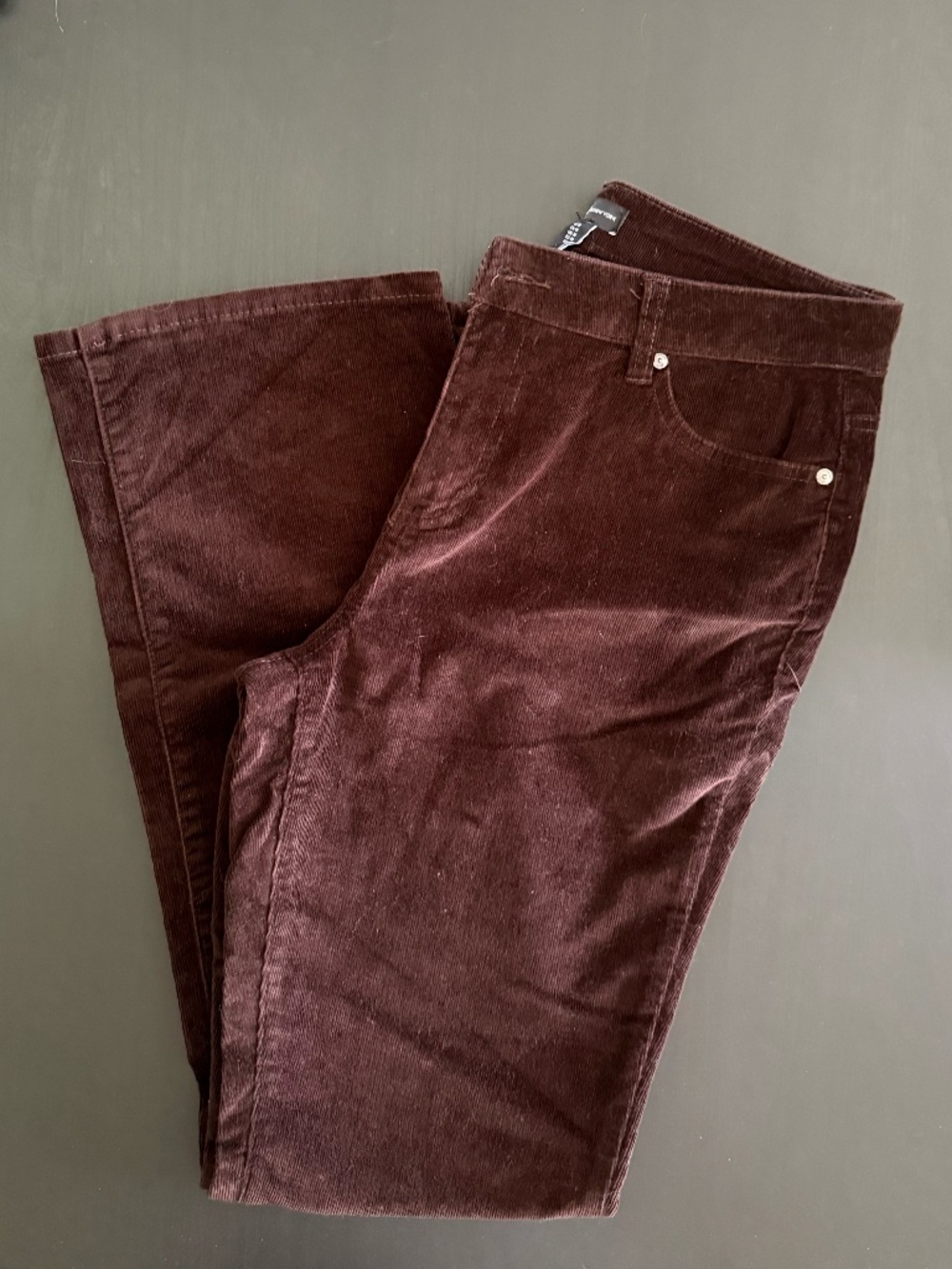 JNY Jones New York,Brown Corduroy 5-pocket pants, women's size 10
